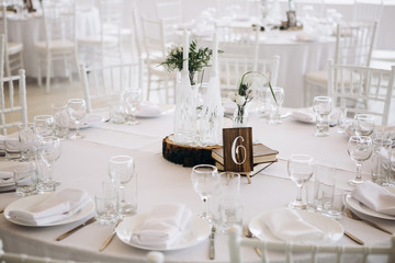 Wedding table decoration