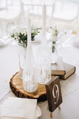 Wedding table decoration