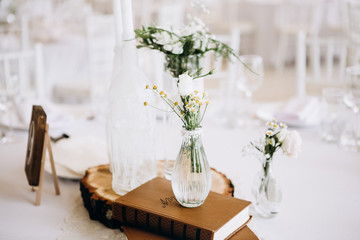 Wedding table decoration