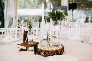 Wedding table decoration