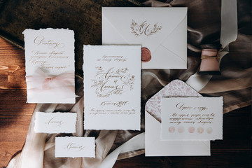 Wedding details, wedding envelope, wedding invitation.
