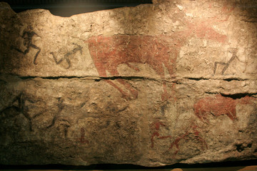 cave painting at anatolia, 