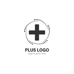 Medic logo template design. Medic logo with modern frame vector design