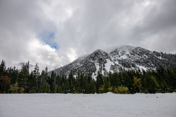 snow covered tourist trails in slovakia tatra mountains © Martins Vanags