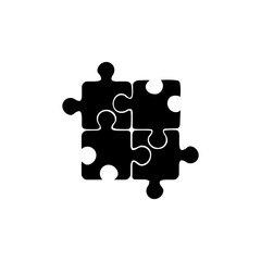Best puzzle icon. Vector