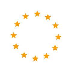 Europe union star icon.