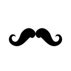 Mustache icon vector