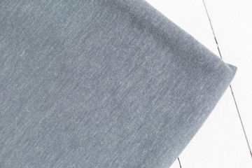 background texture. grey knitted fabric on white background