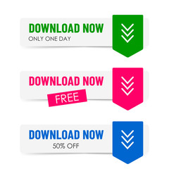 Download modern buttons