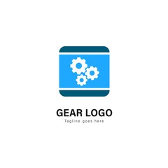 Automotive logo template design. Automotive logo with modern frame vector design