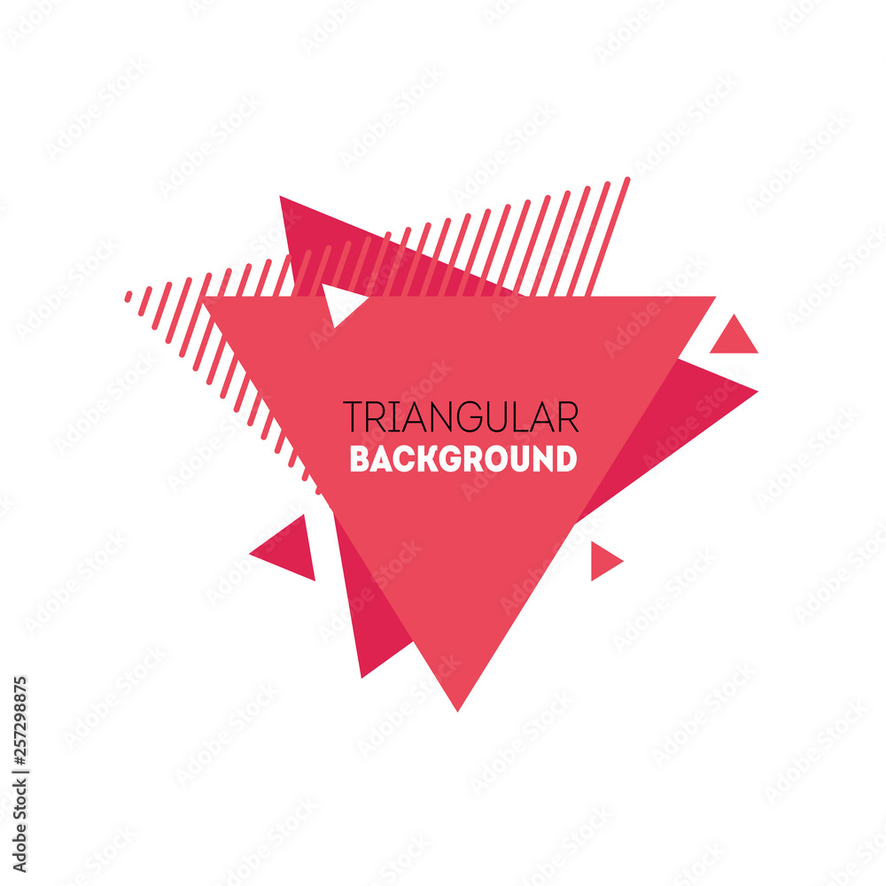 Poster modern abstract background composed of triangles. flat geometric shapes. modern vector design, flyer