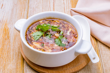 spicy sour soup Chinese cuisine