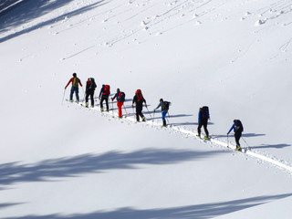 Skiwanderung.