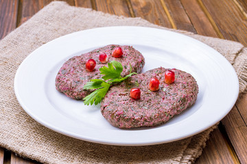 pkhali from beet Georgian cuisine
