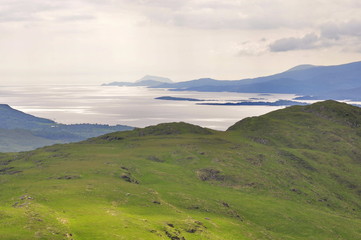 Aerial View of Kenmare Bay, Ireland