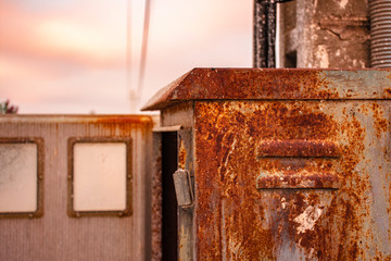 CUADRO DE CONTADOR DE LA LUZ ENVEJECIDO