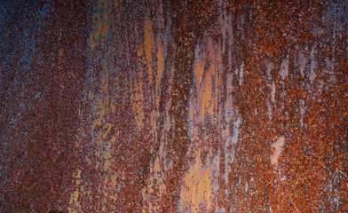 old weathered oxidated metal pattern