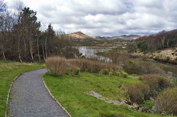 Fototapeta na wymiar A View of Sneem River in Ireland