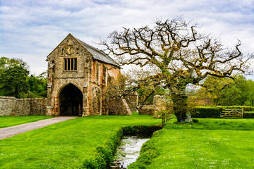 Fototapeta na wymiar Ruins of Cleeve Abbey in Washford, Somerset, England, UK