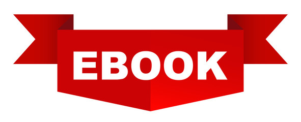 red vector banner ebook