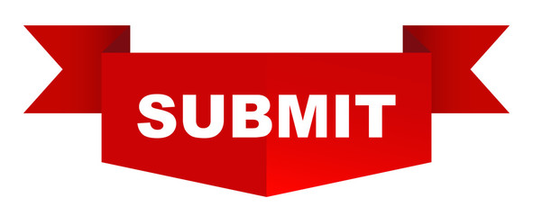 red vector banner submit