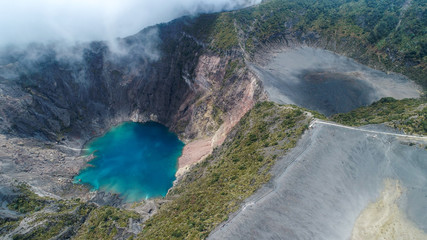 Irazu Volcano crater 3