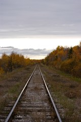 Fototapeta na wymiar railway to nowhere