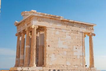 Fototapeta premium Temple of Athena Nike on the Acropolis in Athens, Greece UNESCO World Heritage