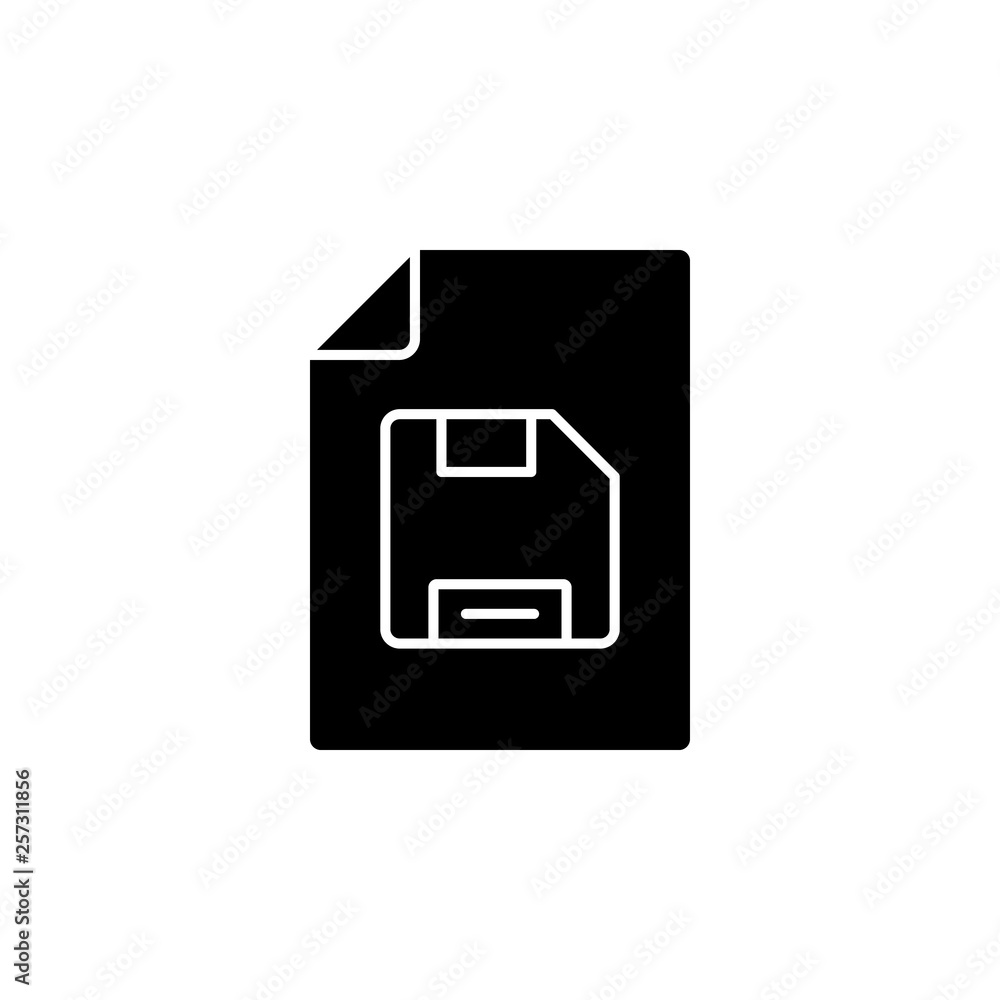 Poster document disk, file vector icon. premium quality graphic design icon. one of the collection icons fo