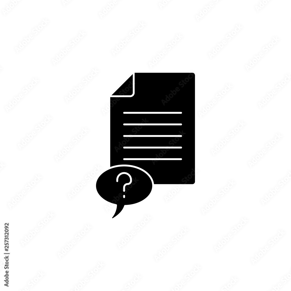 Poster document unknown, file vector icon. premium quality graphic design icon. one of the collection icons