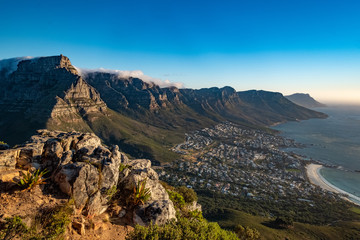 Cape Town Table Mountain from Lions Head