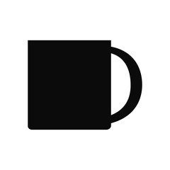Big mug of coffee or tea icon.