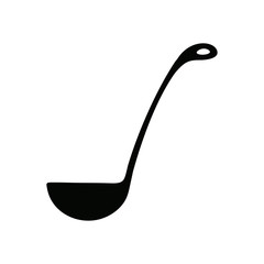 Kitchen ladle icon