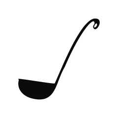 Kitchen ladle icon