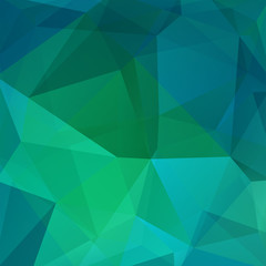 Fototapeta premium Abstract geometric style background. Blue, green colors. Vector illustration