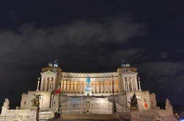 The famous Vittorio Emanuele II monument