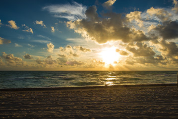 Sunrise at Miami Beach