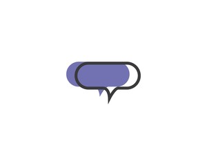 Speech bubble logo