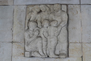 Bildhauerei Familie