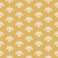 Outdoor-Kissen seamless floral pattern with flowers © PETR BABKIN