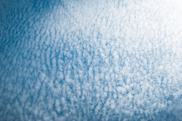 Beautiful blue sky with clouds