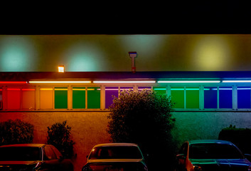 Neon Parking Lot