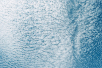 Beautiful blue sky with clouds