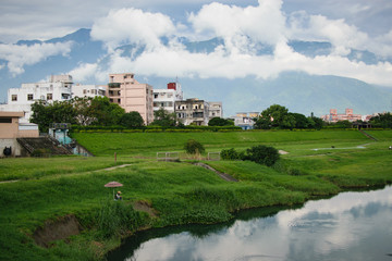 Hualien Taiwan -Scenic Nature Trail During The Summer