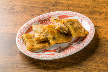 大根餅　中華点心　Dim Sum of turnip cake Chinese cuisine 