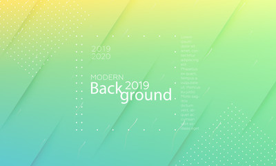 Green modern background. Colorful presentation backdrop. Cover design template. Vector background for poster, report, banner, any 