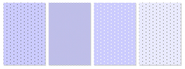 Polka dot pattern vector. Baby background.