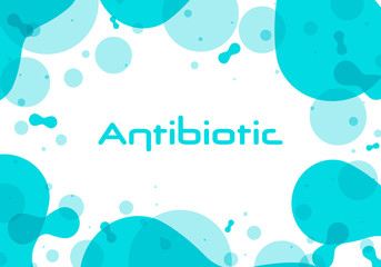 Fototapeta na wymiar Antibiotic symbol. Vector