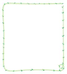 Green vine style border