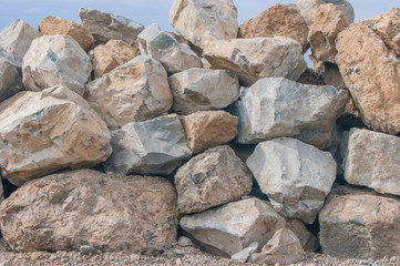 large stone boulders
